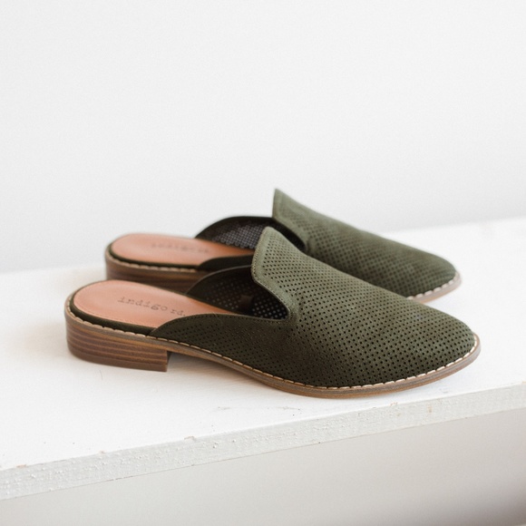 Indigo Rd. Shoes - Indigo Rd. Hayze Mule Dark Green 6.5